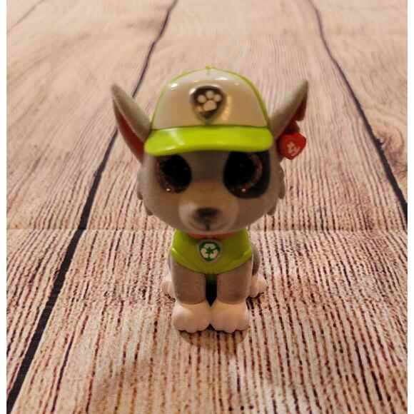 Ty Mini Boos Paw Patrol Rocky Figurine - Picture 1 of 5